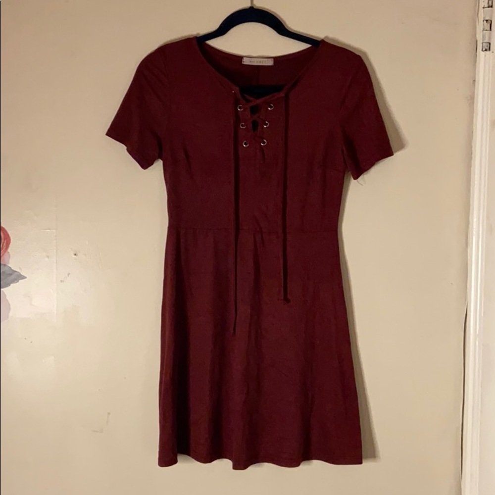 Must Have red skater dress, size Medium